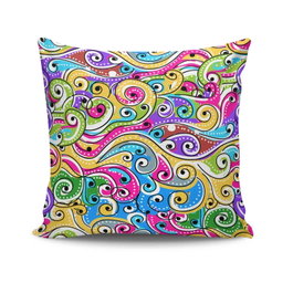 Aberto Design Funda de Cojín Multicolor 43 x 43 cm